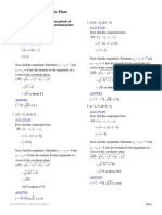 8-2 Vectors in The Coordinate Plane: Esolutions Manual - Powered by Cognero