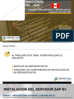 Unidad I Arquitectura Servidor SAP Addons