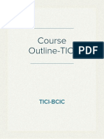 Course Outline-TICI