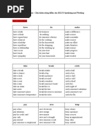 Collocations For IELTS Speaking & Writing