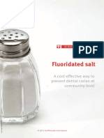 Fluoridated Salt: A Cost-Effective Way To Prevent Dental Caries at Community Level