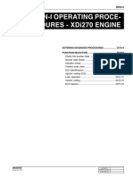 Scan-I Operating Proce-Dures - Xdi270 Engine