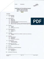 Operating and Mounting Shut Off Valve Solenoid Valve: Manual Safety