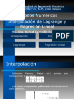 Interpolación y Regresión Lineal