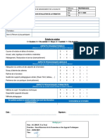 Fiche D'évaluation de Formation