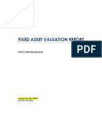 Asset Valuation Report-Sample