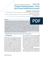 Flow Design of Sewerage System - A Case