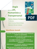 APUNTE Psicología Gestalt, Humanista y Transpersonal 2015