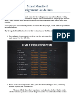 Moral Minefield Assignment Guidelines