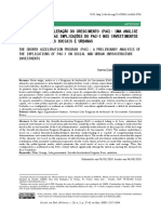 O Programa de Aceleração Do Crescimento (PAC) - Uma Análise Preliminar Sobre As Implicações Do PAC-1 Nos Investimentos em Infraestruturas Sociais e Urbanas