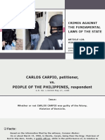 Violation of Domicile - Carpio vs. People