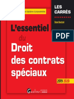 @SciencesJuridiques L'Essentiel Du Droit Des Contrats Spéciaux