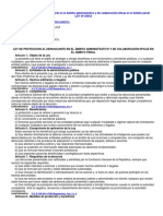 Ley #29542 - Protección Al Denunciante en El Ámbito Administrativo y Penal