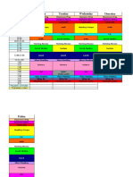 Classroom Schedule