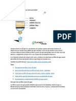 Cómo Hacer Un Filtro de Agua Casero para Beber