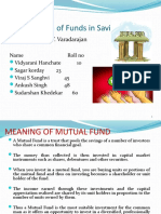 Contribution of Funds in Savings in India: Presented To: Prof. Varadarajan