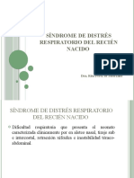 Síndrome de Distrés Respiratorio Neonatal