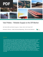 Vale Pellets - Reliable Supply To The DR Market: Head Technical Marketing