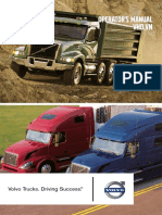 Volvo VNL Operators Manual