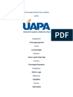 Tarea 1 Psicologia General