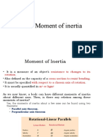 Moment of Inertia