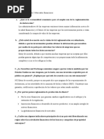 Guía Capitulo 3 Mercados Financieros