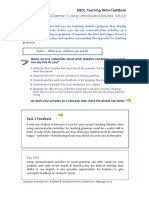 Unit 4f Teaching Grammar 3 Using Communicative Activities