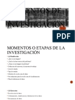 Momentos de La Investigación