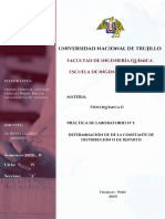 Práctica 5 - Determinación de La Constante de Distribución o de Reparto.