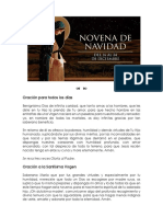 NOVENA NAVIDAD y CONSIDERACIÓNES