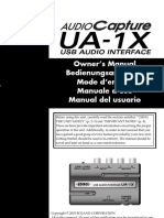 Roland Edirol UA-1X Owner Manual