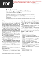 D 1319 Method For Hydrocarbon Types in Liquid Petroleum Products by Fluorescent