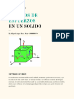 Informe de Lectura 1.1. Estado General de Esfuerzos Planos y Estado de Esfuerzos Principales