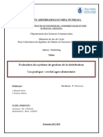 Evaluation Du Système de Gestion de La Distribution