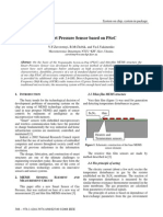 Smart Pressure Sensor Based On Psoc: E009 System On Chip, System in Package