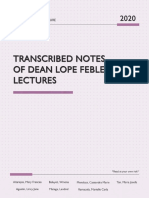 Civ Pro Feble Notes 2020