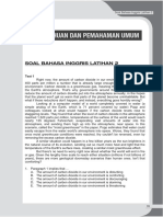 Pengetahuan Dan Pemahaman Umum: Paket Soal