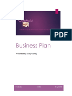 Business Plan: Presented by Lesley Claffey