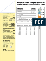 Rfe-Hf: Flame-Retardant Halogen-Free Instru-Mentation and Communication Cable