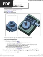 Designing Parametric Helical Gears With Catia V5