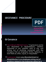 Grievance Procedure