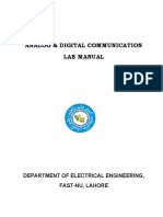 Analogue and Digital Communication Lab Manual