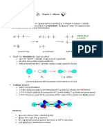 SP Hybridization: Chapter 2: Alkanes