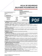 Msds Diluyente Poliuretano 55