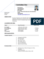 Curriculum Vitae: Objective