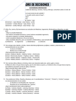 Cuadro de Decisiones - Nombramiento 2021