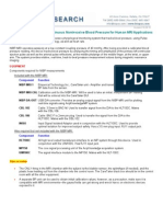 Application Note 254 Continuous Noninvasive Blood Pressure For Human MRI Applications