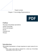 Expert System Chapter 3: Knowledge Representation