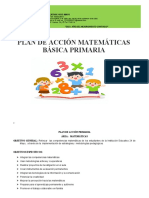 Plan de Acción Matemáticas Primaria - Ramon Angulo