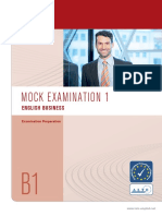 Mock Examination 1: English Business